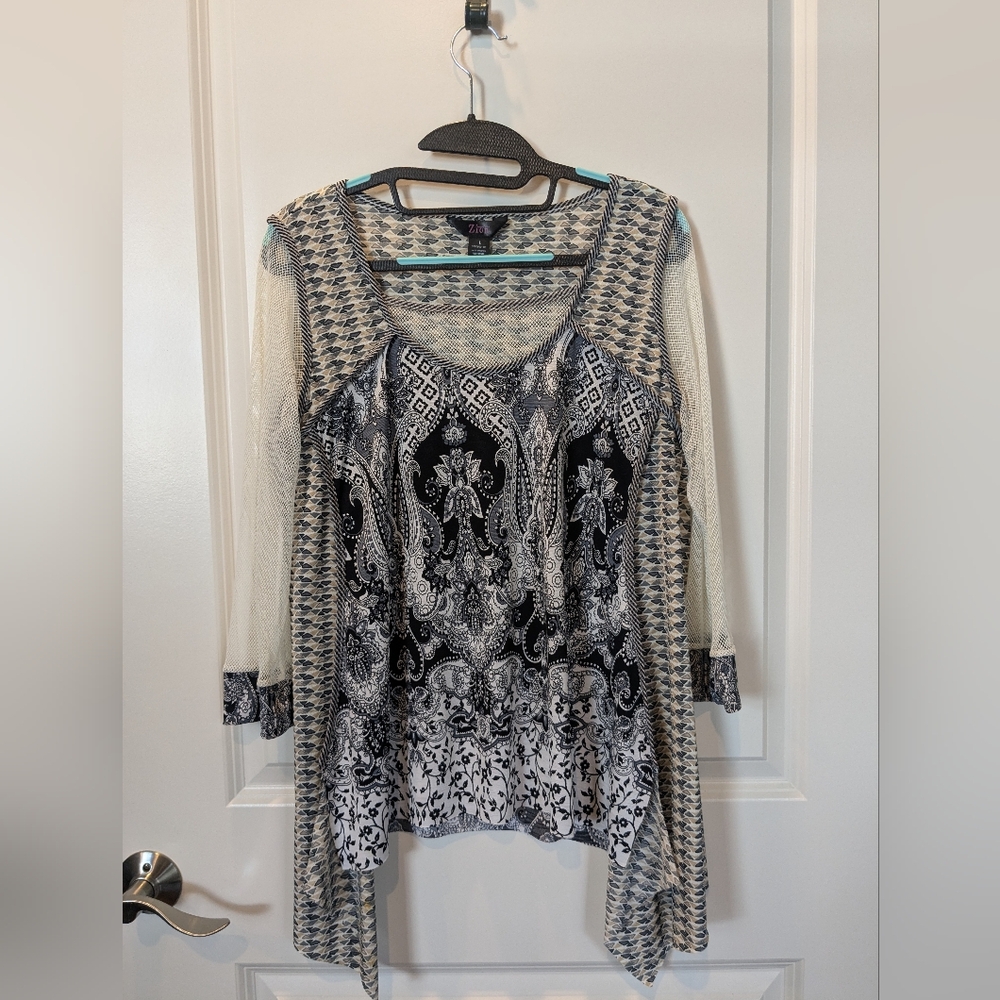 Women's Zion Long Sleeve Blouse, Size Large